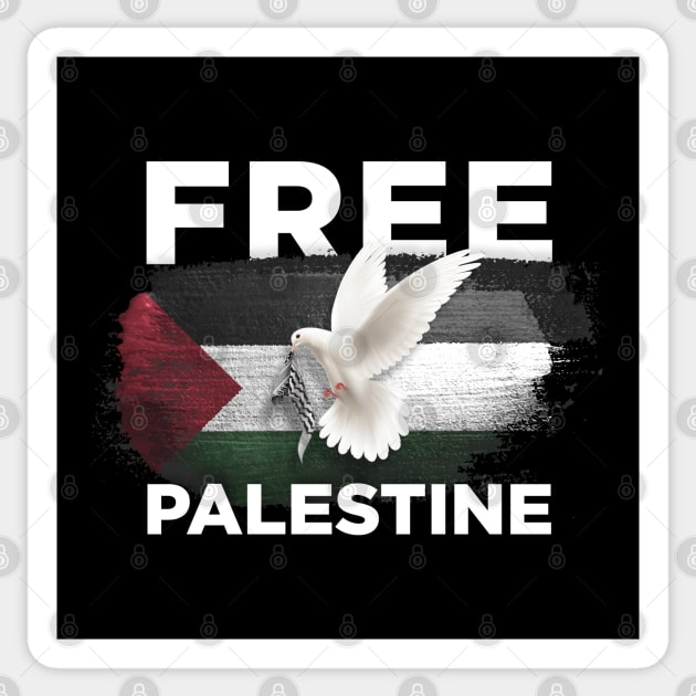 Free Palestine - Freedom To Gaza Sticker by obodo